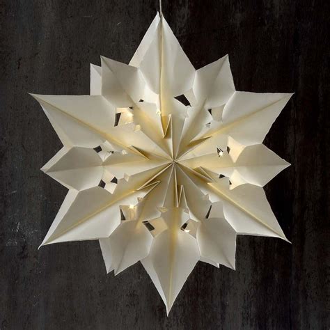 paper bag stars with lights